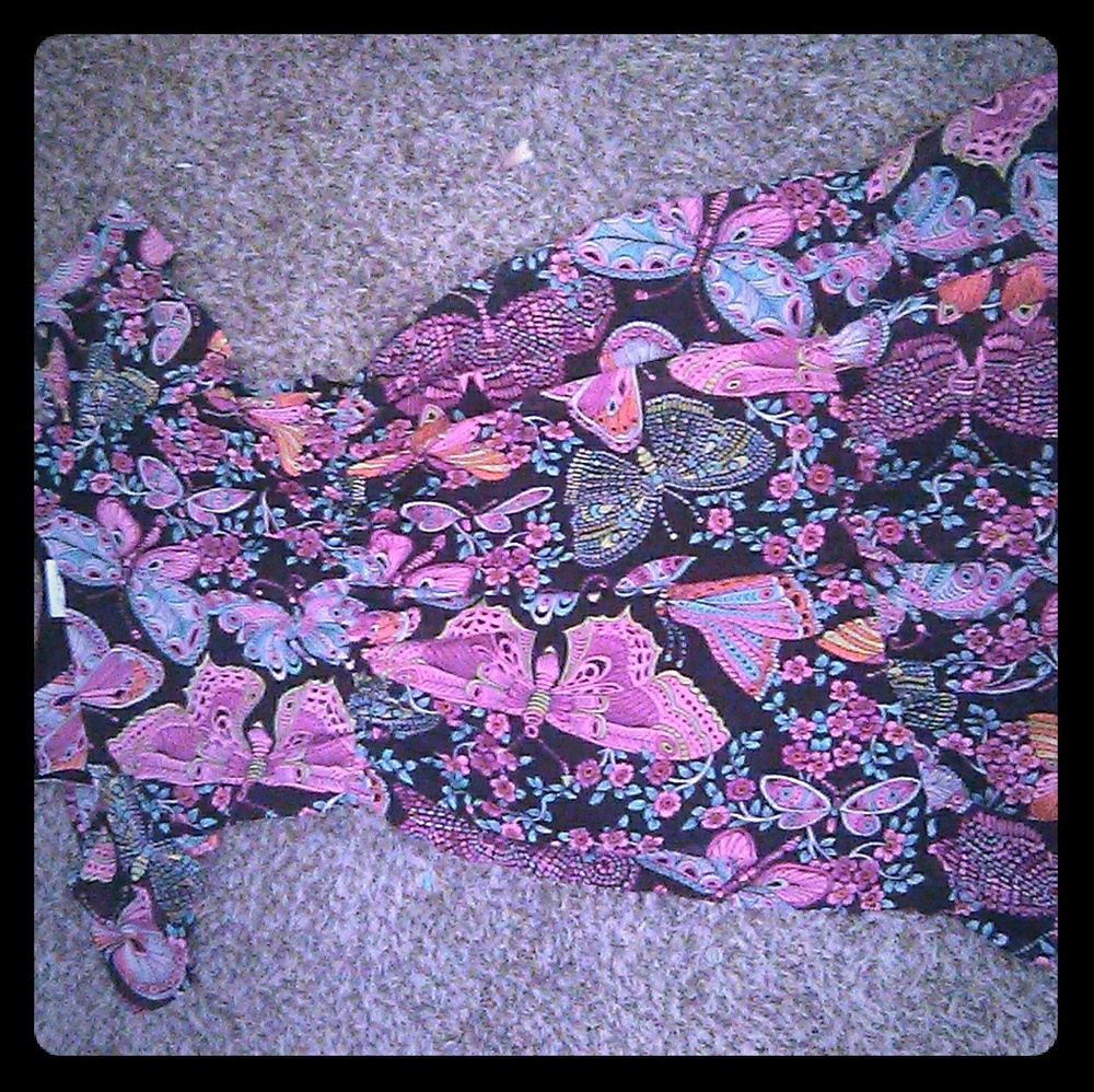 High low butterfly dress